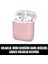 Apple AirPods 1. Nesil/2. Nesil Mat Silikon Kılıf Açık Pembe 2