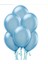 Metalik Açık Bebek Mavi Balon 100 Adet 1