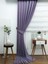 Pileli Fon Perde Soft Kumaş Leylak 60 x 260 cm 1