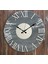 Aynalı Eskitme Duvar Saati 2