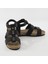 ART'iz Assos Deri Siyah Slim Sandalet 37