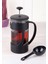 French Press Filtre Kahve Bitki Çayı Demliği 350 ml 2