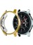 Samsung Watch 46 mm Lazer Kaplama Slim Silikon Bumber Kılıf - Gold 1