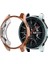 Samsung Watch 46 mm Lazer Kaplama Slim Silikon Bumber Kılıf - Rose Gold 1