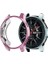 Samsung Watch 42 mm Lazer Kaplama Slim Silikon Bumber Kılıf - Pembe 2
