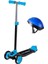 Cool Wheels 3 Tekerlekli Twist Mavi Scooter + Kask 1