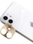 Apple iPhone 11 Kamera Lens Koruma Halkası - Kapalı Tasarım - Gold 2