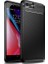 Apple iPhone 7 Plus Kılıf Karbon Desenli Lux Negro Silikon + Nano Ekran Koruyucu Siyah 1