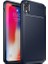 Apple iPhone XR Kılıf Karbon Desenli Lux Negro Silikon Lacivert 1
