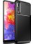 Huawei P20 Pro Kılıf Karbon Desenli Lux Negro Silikon + Nano Ekran Koruyucu Siyah 1