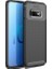 Samsung Galaxy S10e Kılıf Karbon Desenli Lux Negro Silikon Siyah 1