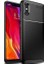 Xiaomi Mi 8 Pro Kılıf Karbon Desenli Lux Negro Silikon Siyah 1