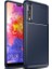 Xiaomi Mi 9 Kılıf Karbon Desenli Lux Negro Silikon + Nano Ekran Koruyucu Lacivert 1
