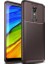 Xiaomi Redmi 5 Plus Kılıf Karbon Desenli Lux Negro Silikon Kahverengi 1