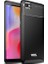 Xiaomi Redmi 6A Kılıf Karbon Desenli Lux Negro Silikon + Nano Ekran Koruyucu Siyah 1