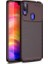 Xiaomi Redmi Note 7 Kılıf Karbon Desenli Lux Negro Silikon Kahverengi 1