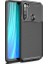 Xiaomi Redmi Note 8 Kılıf Karbon Desenli Lux Negro Silikon + Tam Kaplayan Cam Ekran Koruyucu Siyah 1