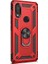 Samsung Galaxy M10s Kılıf Vega Standlı Yüzüklü Mıknatıslı Silikon Kırmızı 1
