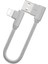 Apple Lightning Eğik Başlı Halat USB Kablo 20cm AL-26930 - Gold 1