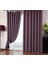 1/3 Sık Pileli Blackout Karartma Güneşlik Perde V19 Mürdüm - 100 x 200 cm 1