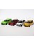 1:36 Ölçek Diecast Çek-Bırak Renault Clio Rs -4'lü Set 1