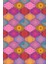 Kaymaz Taban Yıkanabilir Otantik Renkli Geometrik Desenli Dijital Baskılı Halı RSP1481 2