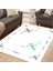 Kaymaz Taban Yıkanabilir Özel Tasarım Motif Desenli Dijital Baskılı Halı 1