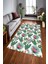 Kaymaz Taban Yıkanabilir Zebra Ve Flamingo Desenli Dijital Baskılı Halı 1