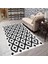 Kaymaz Taban Yıkanabilir Geometrik Modern Desenli Dijital Baskılı Halı 1