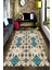 Kaymaz Taban Yıkanabilir Etching Kilim Desenli Dijital Baskılı Halı 1