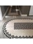 Kaymaz Taban Yıkanabilir Oval Geometrik Desenli Dijital Baskılı Halı 1