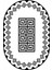 Kaymaz Taban Yıkanabilir Oval Geometrik Desenli Dijital Baskılı Halı 2