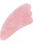 Pembe Kuvars Taşı Gua Sha Yüz Bakımı Kaz Ayağı 1