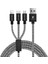 DUX DUCIS 3in1 USB Type-C-iPhone Uyumlu Ve Micro USB Kablo Şarj AL-30711 1