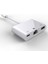 Lightning 3in1 Ethernet RJ45 Ve USB Kamera Adaptörü NK107 AL-30629 3