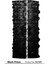Reflektörlü Bandana Black Prism 2