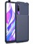 Huawei P Smart Pro 2019 Kılıf Karbon Desenli Lux Negro Silikon Lacivert 1