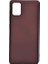 Samsung Galaxy A71 Kılıf Mat Premium Silikon Kılıf Bordo 1