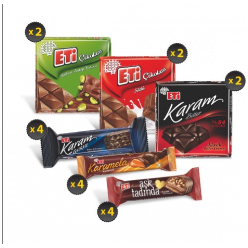 Eti Çikolata Keyfi Paketi Fiyatı Taksit Seçenekleri