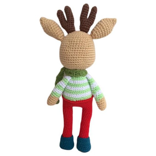 İlmek Bebek Amigurumi El Örgüsü Oyuncak Geyik Yılbaşı