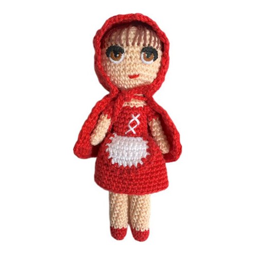 İlmek Bebek Amigurumi El Örgüsü Oyuncak Kırmızı Başlıklı Kız Fiyatı