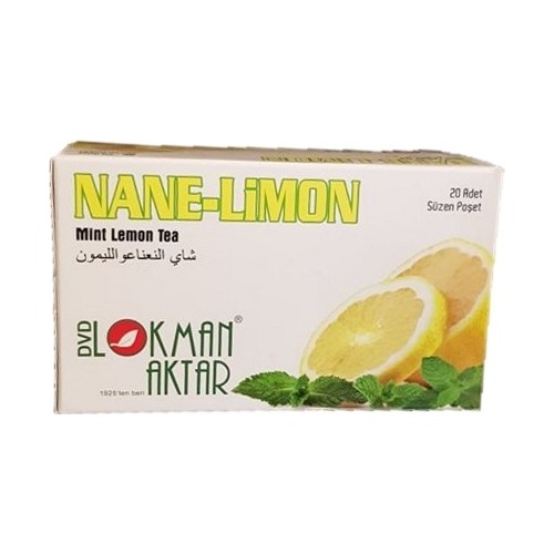 Lokman Aktar Nane Limon Çayı 20 Adet Süzen Poşet Net 40 Gr Fiyatı