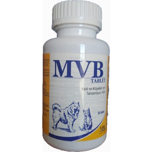 Mvb Kopek Icin Vitamin Mineral 50 Tablet Fiyati