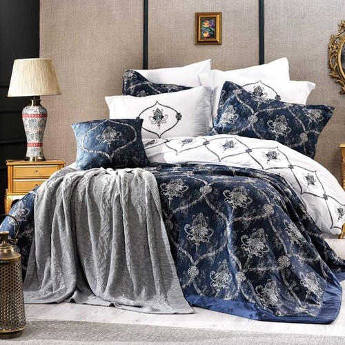 Zebra Casa Çift Kişilik Nevresimli Yatak Örtüsü Seti Evona Fiyatı