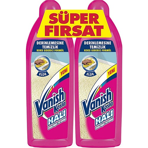 Vanish Kosla Halı Şampuanı Elde Yıkama 2X500 ml Fiyatı