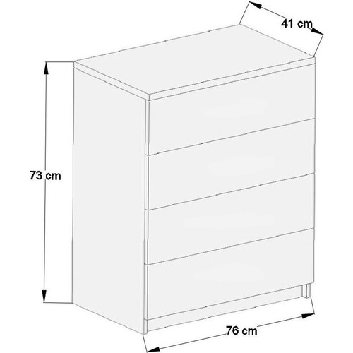 Tocco 1008 Şule 4 Çekmeceli Şifonyer Fiyatı Taksit Seçenekleri
