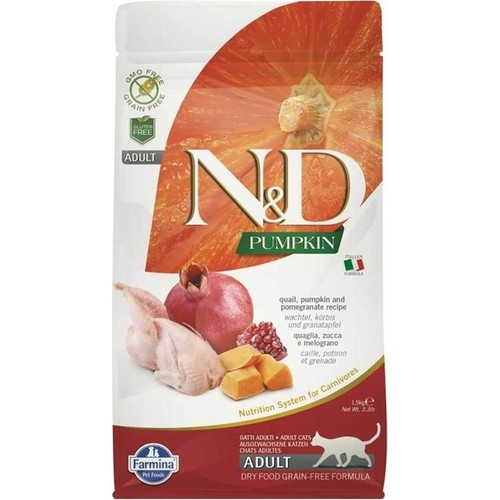 N&amp;D Balkabaklı Bıldırcınlı Narlı Kedi Maması 5 kg Fiyatı
