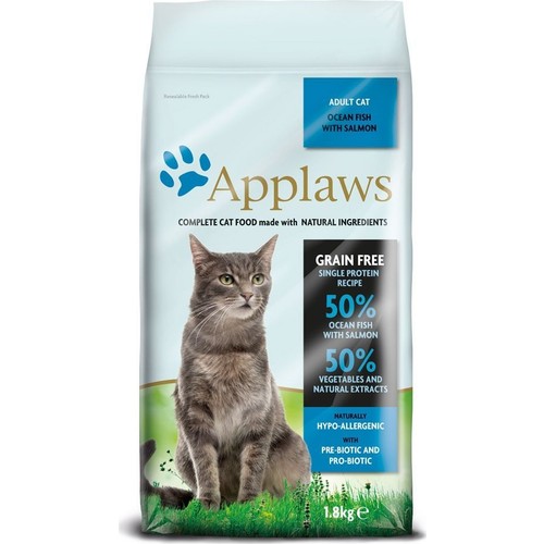 Applaws Okyanus Balıklı &amp; Somonlu Tahılsız Kedi Maması 1,8Kg Fiyatı