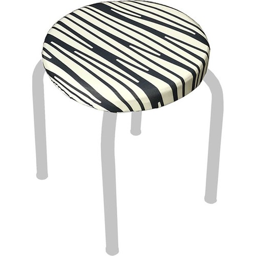 Alya Home Art Moderna Soft Yuvarlak Sandalye Tabure Kılıfı