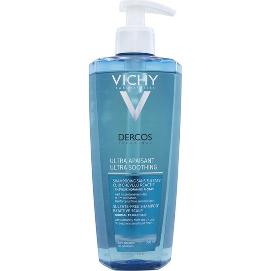 Vichy Dercos Ultra Soothing Saç Derisini Yatıştıran Şampuan Normal/Yağlı Sa...